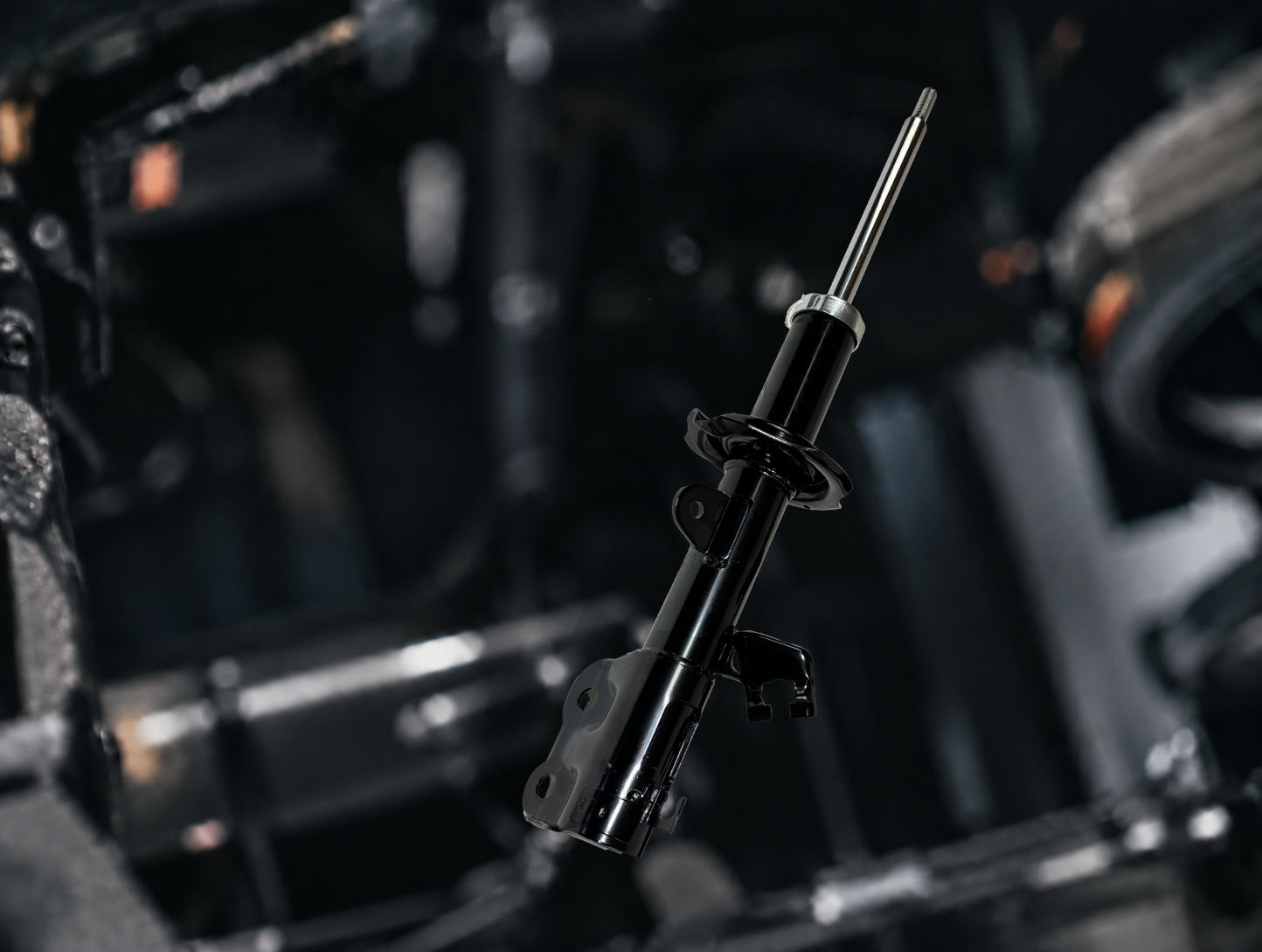 Twin-tube suspension